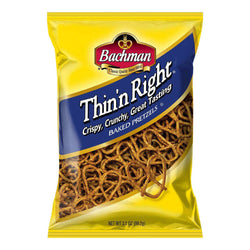 Bachman Thin'N Right Baked Pretzels - Your Snack Box