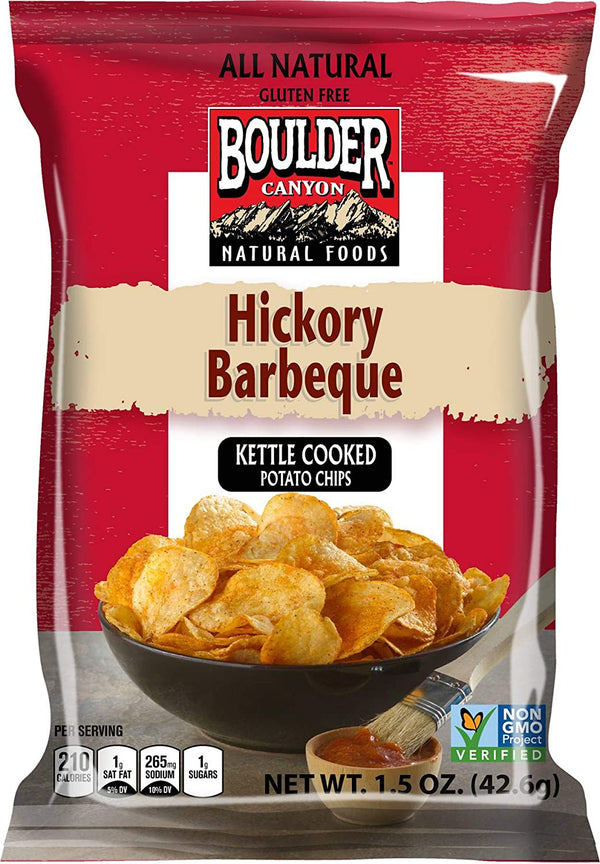 Boulder Canyon Potato Chips Hickory Bbq - Your Snack Box