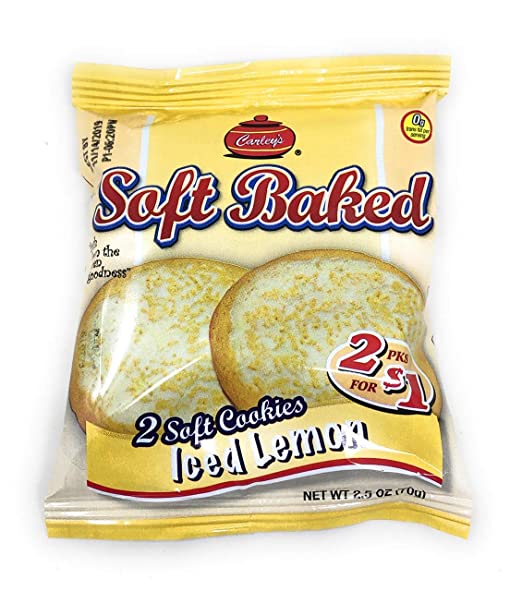 Carley's Soft Baked Iced Lemon Cookies - Your Snack Box