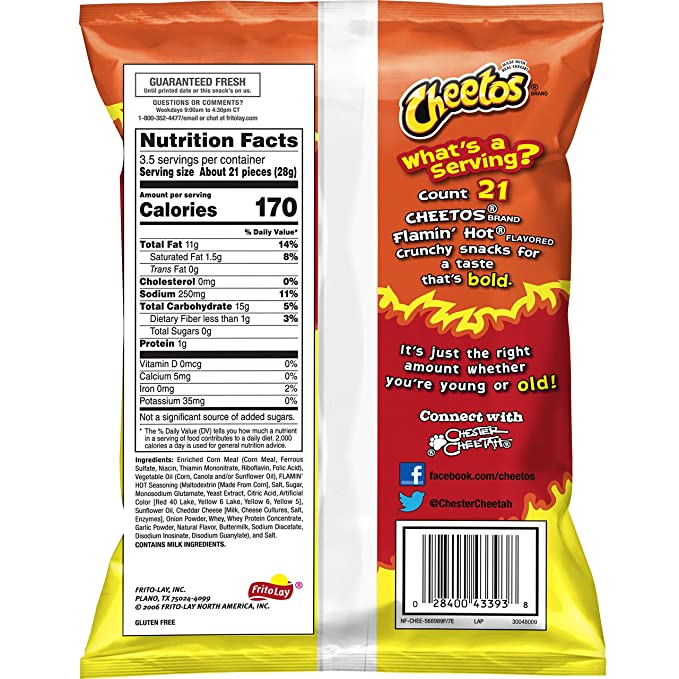 Flamin' Hot Crunchy Cheetos - Your Snack Box