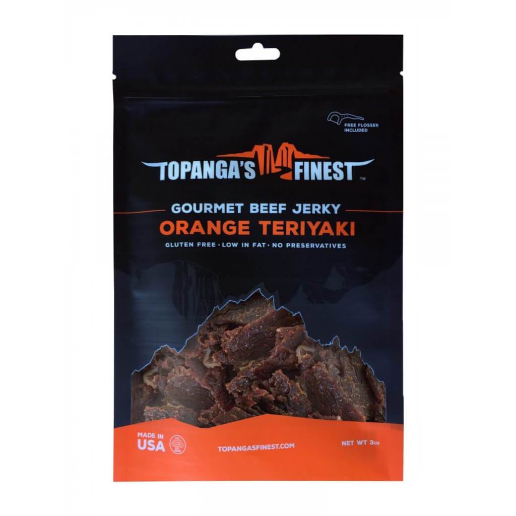 Gluten Free Orange Teriyaki Beef Jerky - Your Snack Box