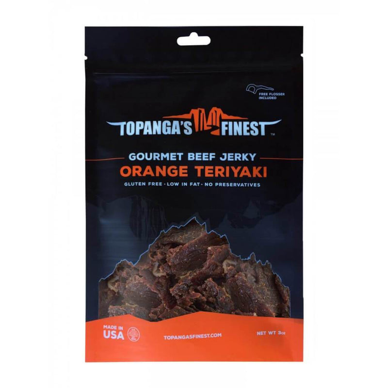 Gluten Free Orange Teriyaki Beef Jerky - Your Snack Box