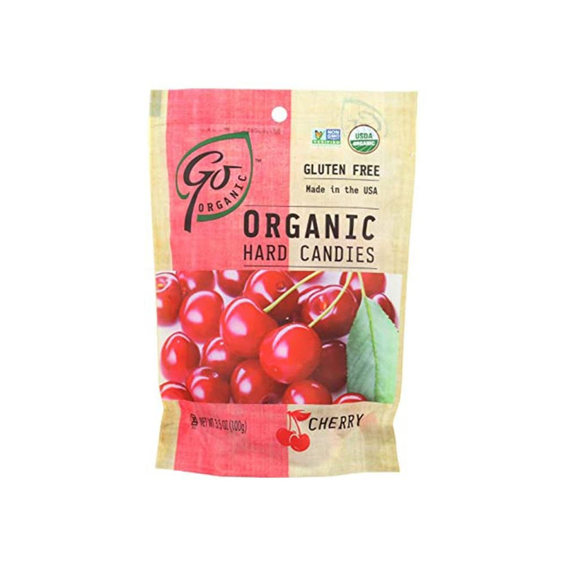 Go Naturally Organic Hard Candies Cherry - Your Snack Box