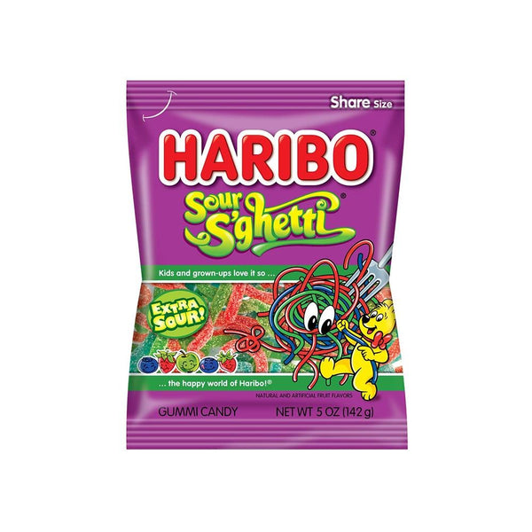 Haribo Sour Spaghetti Gummy Candy - Your Snack Box