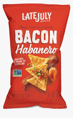 Late July Bacon Habanero Tortilla Chips - Your Snack Box