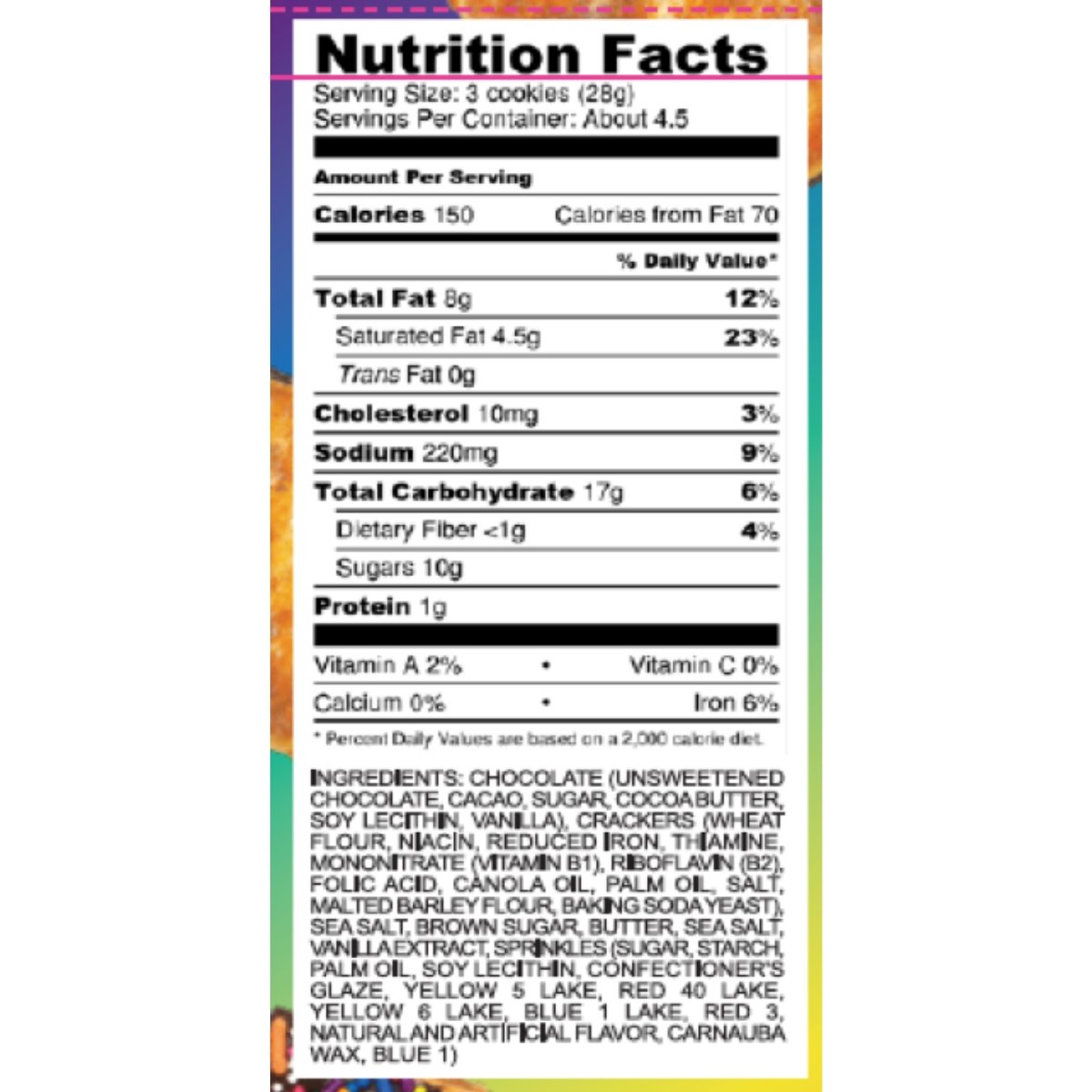 Legally Addictive Surprise Party Cracker Cookies Mini - Your Snack Box
