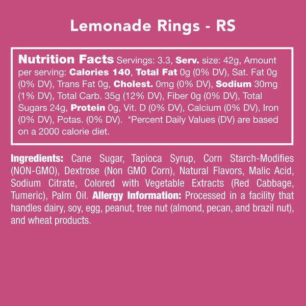 Lemonade Rings - Your Snack Box