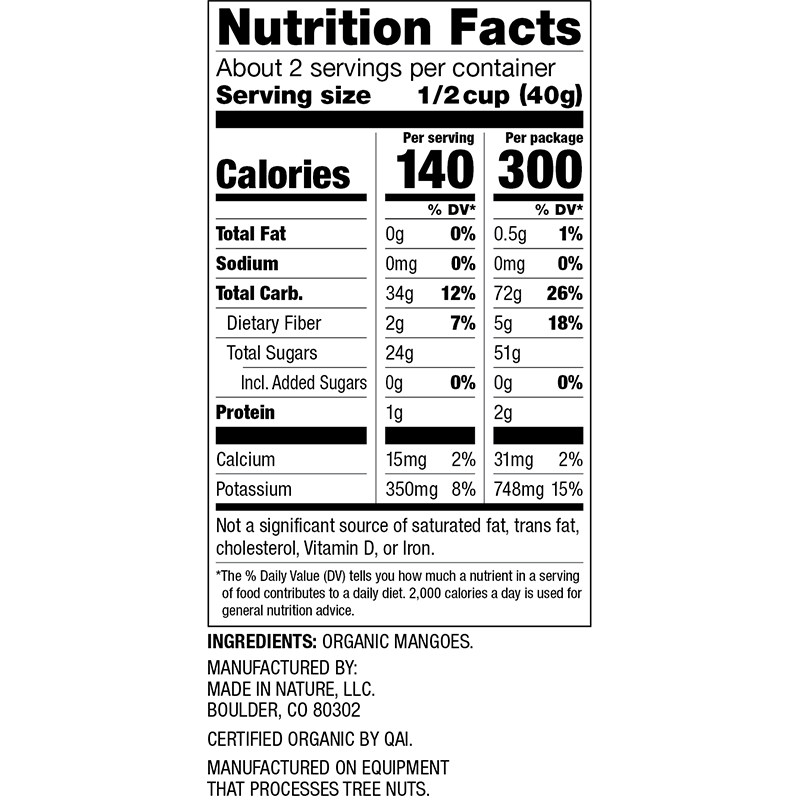 Made in Nature - Mangoes Sweet & Tangy Supersnack - 3 oz. - Your Snack Box