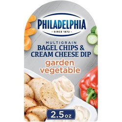 Philadelphia Bagel Chips & Cream Cheese Garden Veggie Dip - Your Snack Box