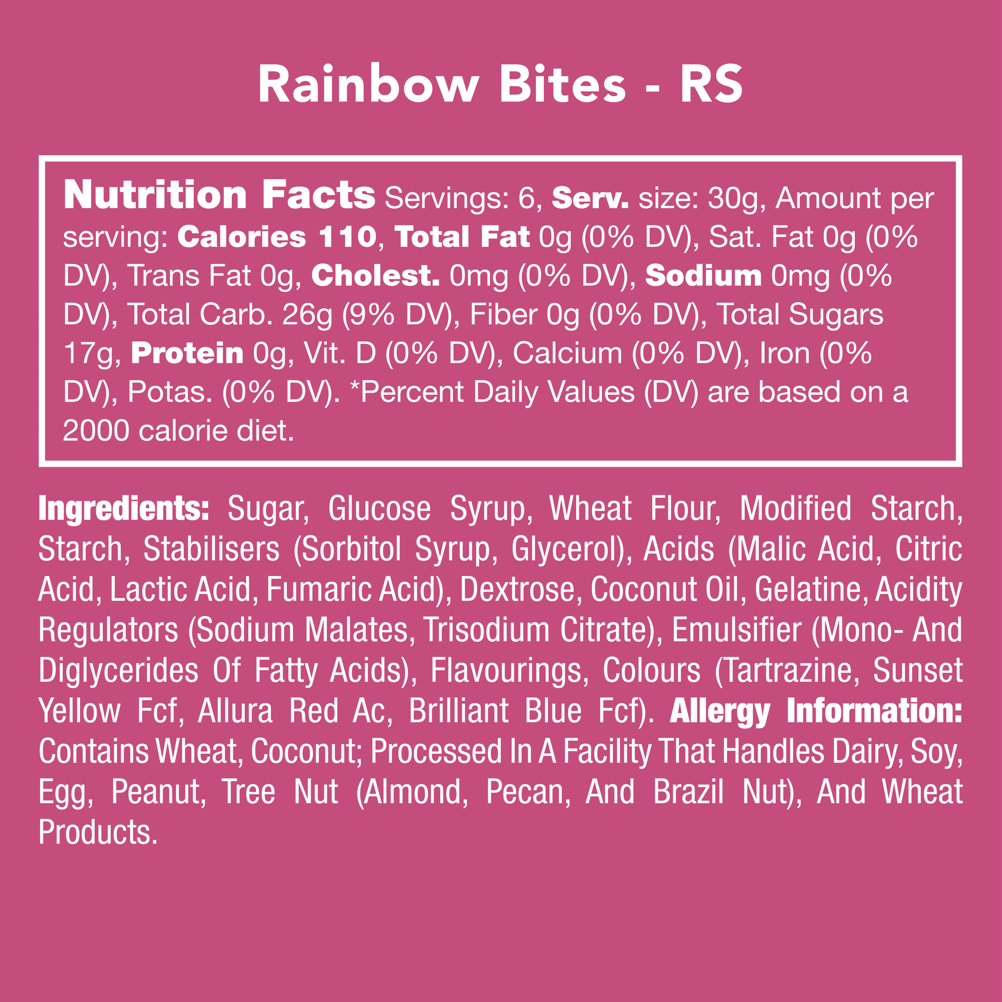 Rainbow Bites - Your Snack Box
