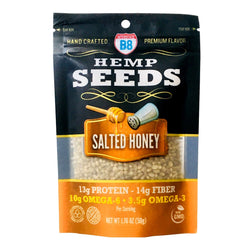 Salted Honey Whole Roasted Hemp Seeds - Your Snack Box