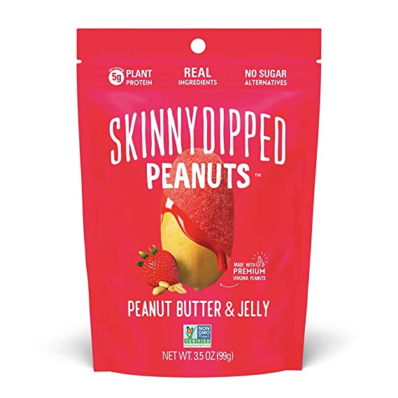 SkinnyDipped Peanuts: Peanut Butter and Jelly - Your Snack Box
