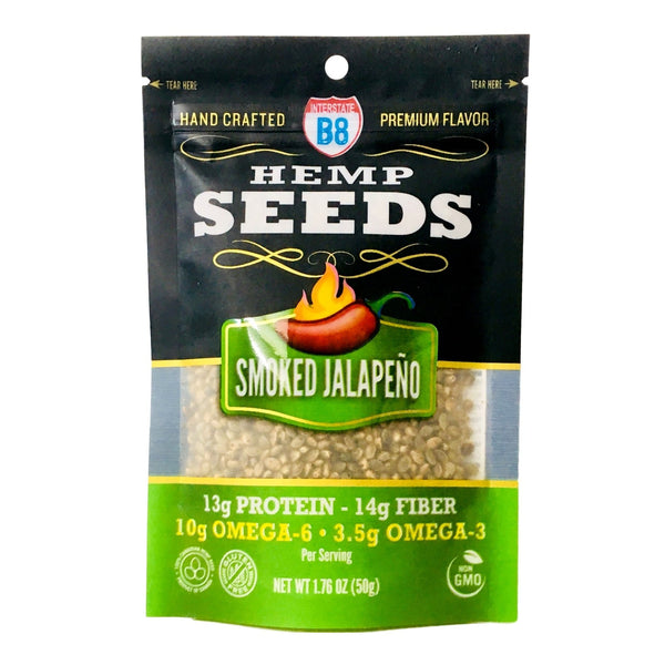 Smoked Jalapeno Whole Roasted Hemp Seeds - Your Snack Box