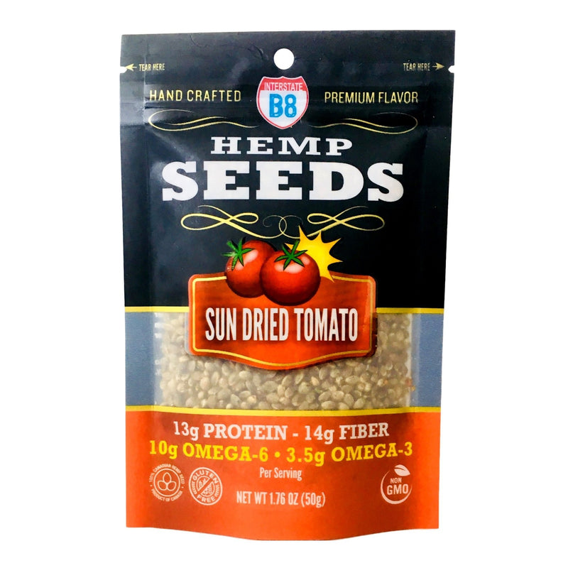 Sun Dried Tomato Whole Roasted Hemp Seeds - Your Snack Box
