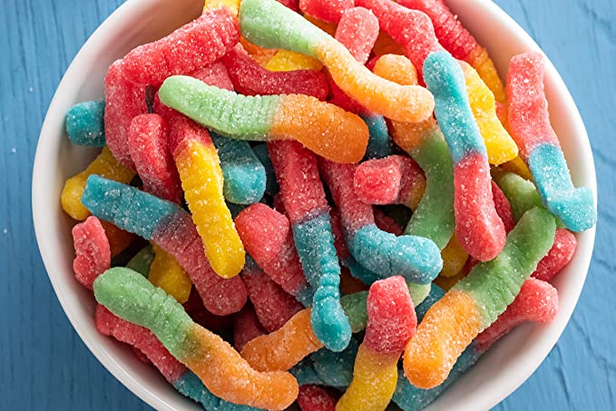 Trolli Sour Brite Crawlers Gummy Worms - Your Snack Box