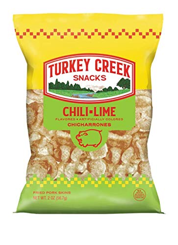 Turkey Creek Fried Pork Skins Rinds Chicharrones Chili-Lime - Your Snack Box