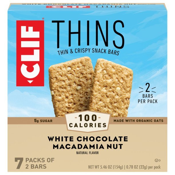White Chocolate Macadamia Nut CLIF BAR Thins - Your Snack Box