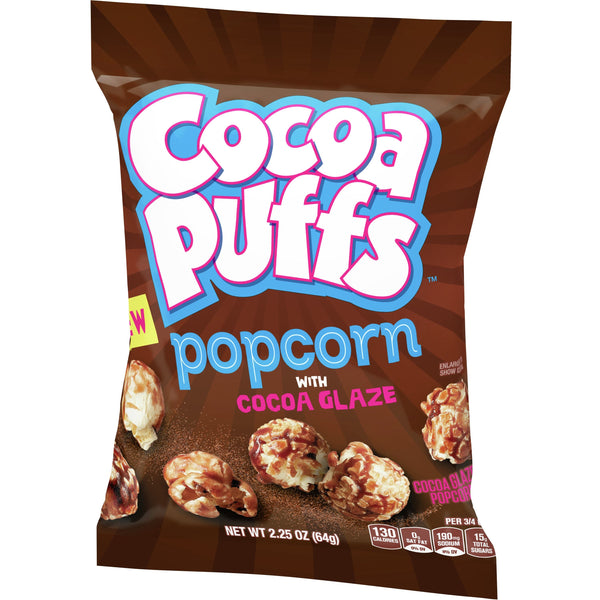 Zip Cocoa Puffs Popcorn Snack With Cocoa Glaze - Your Snack Box